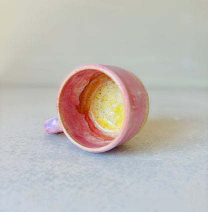 Rainbow Surprise Pink Mug