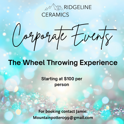 Corporate Events : Wheel Throwing Experience
