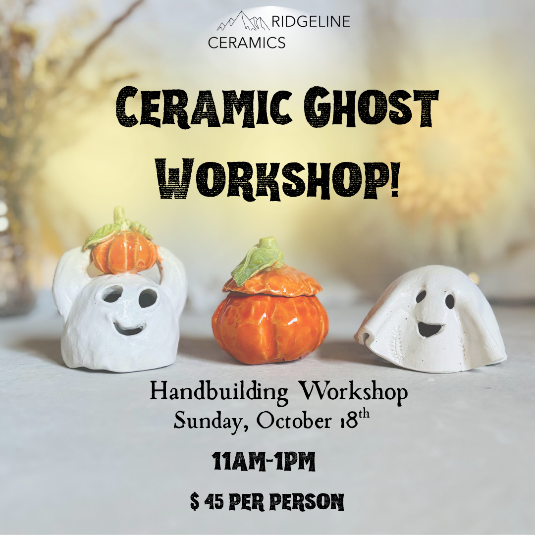 Ceramic Ghost Workshop for Kids!