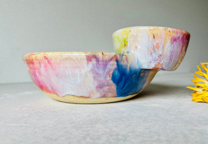 Rainbow Chip & Dip Bowl