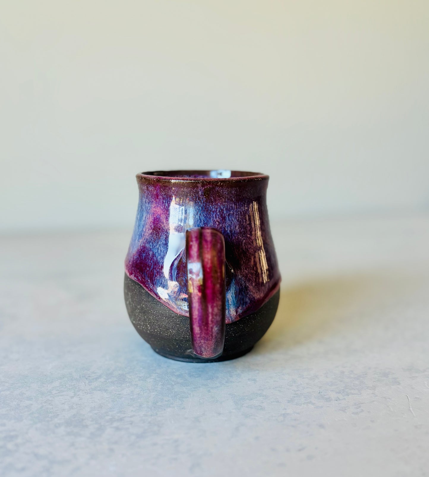Pre-Order: Absolutely the Fuck Not Mug Summer Berry Glaze on Black Clay (10-12 weeks)