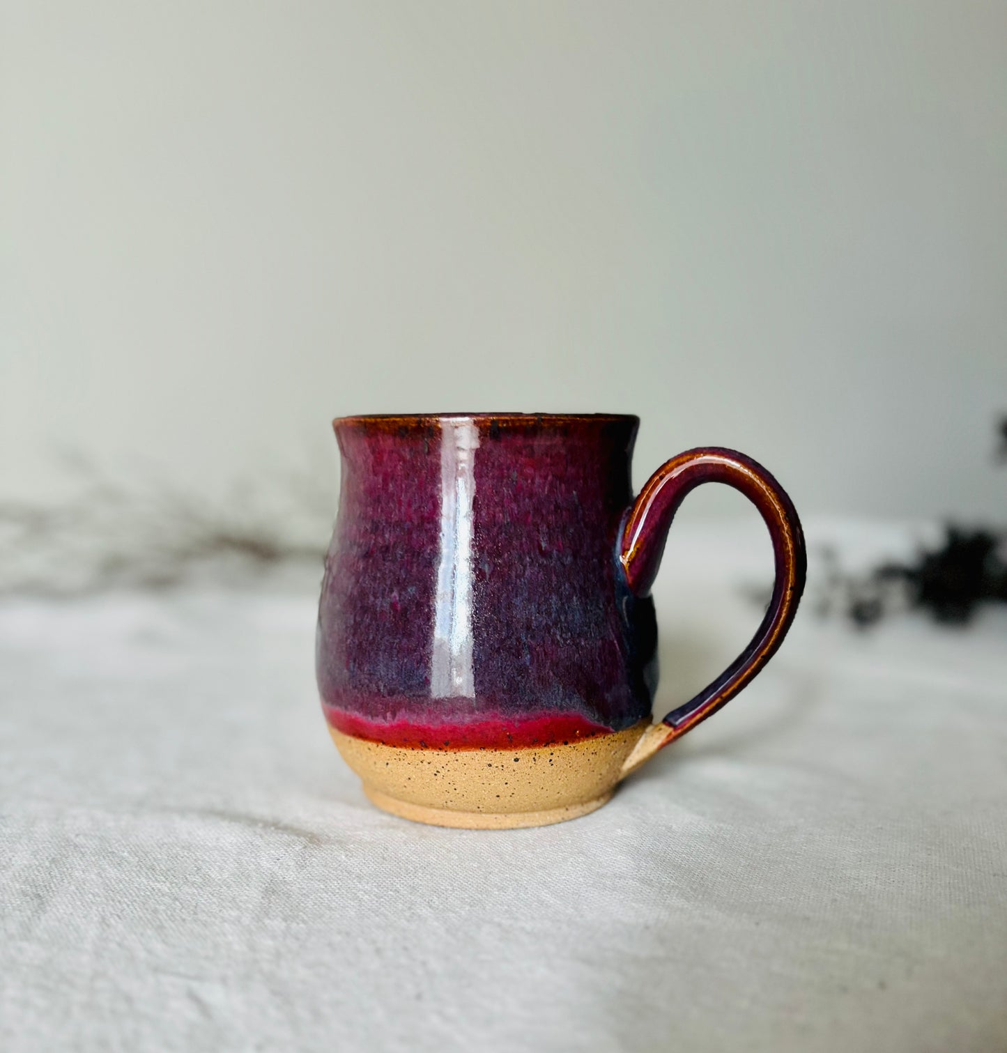 16 fl oz Burgundy Shimmer Mug