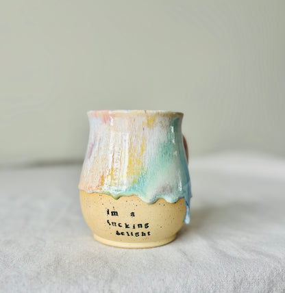 Pre-order I’m a Fucking Delight Rainbow Mug (15-16 fl oz) (8-12 weeks)