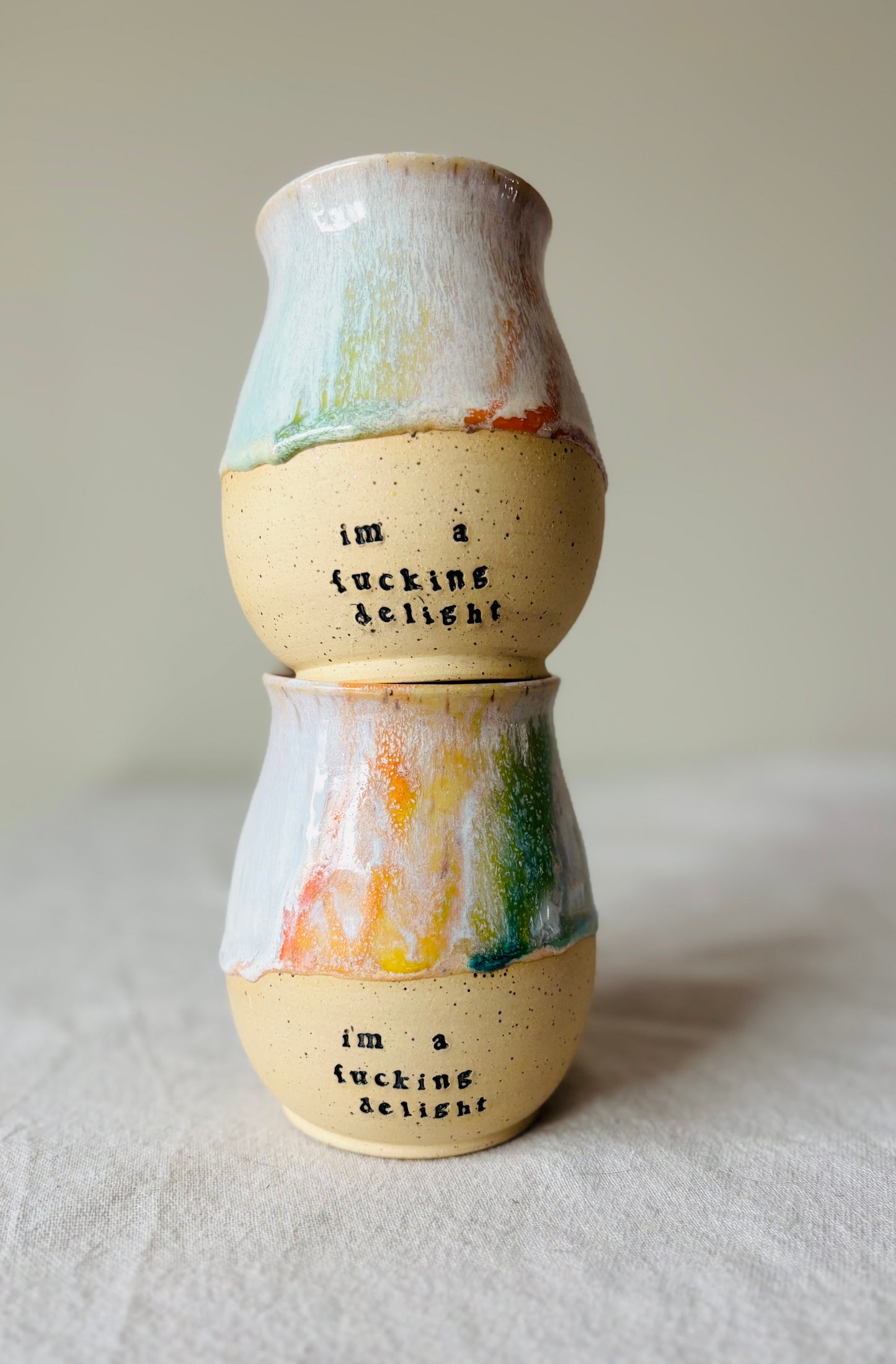 Pre-order I’m a Fucking Delight Rainbow Mug (15-16 fl oz) (8-12 weeks)