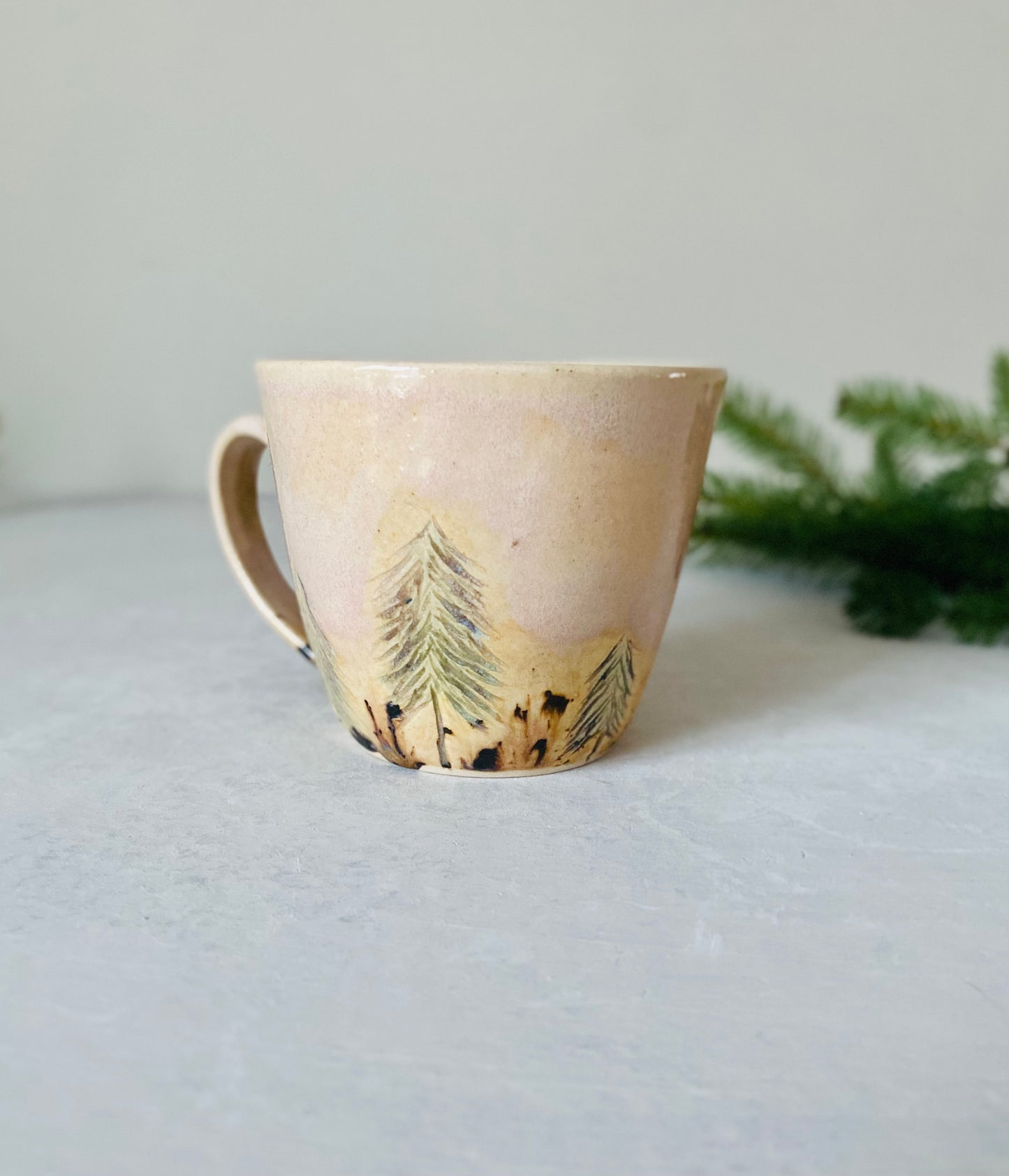 14 oz Evergreen Tree Mug 4