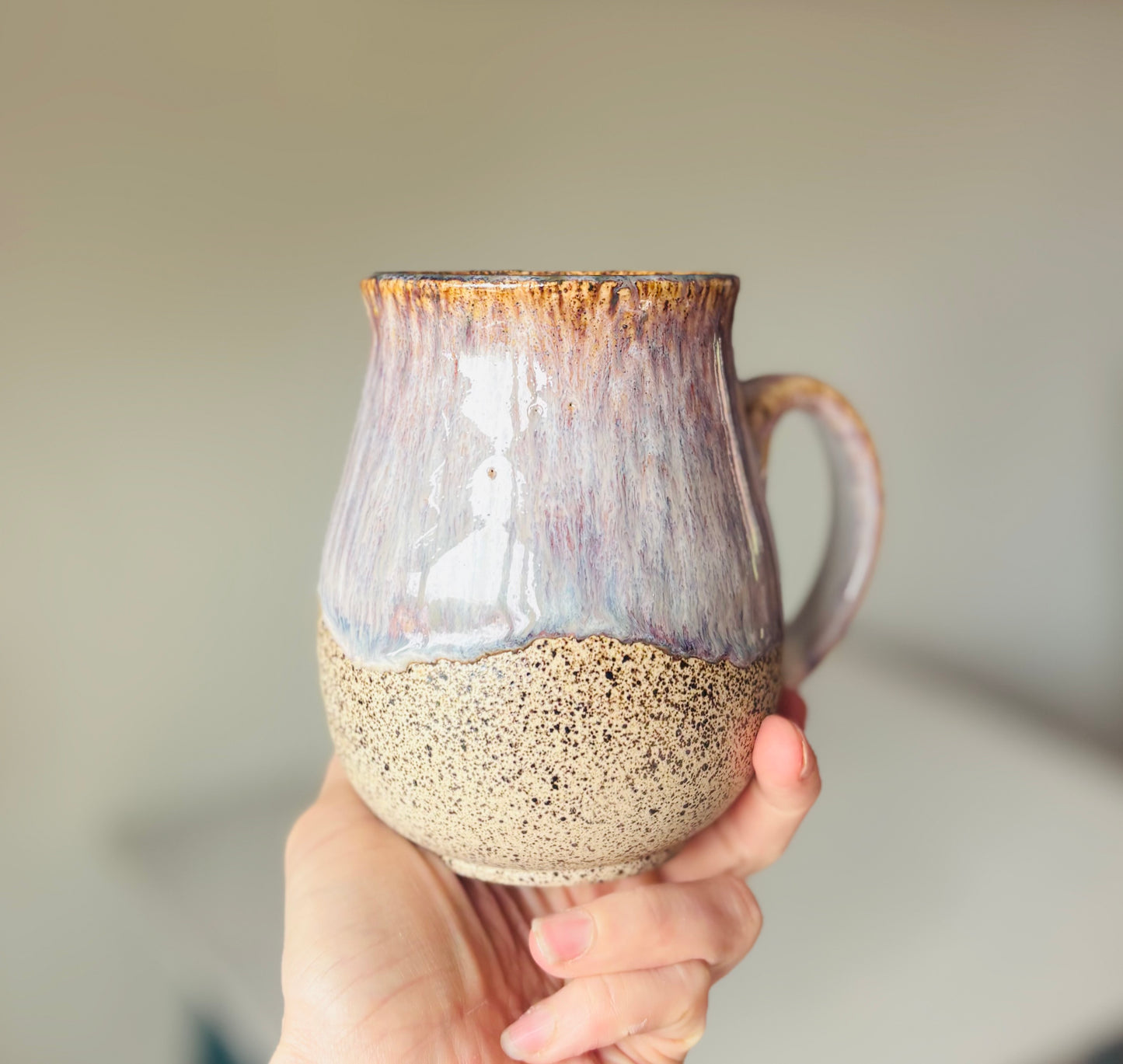 Springtime Pink Speckled Mug (14 fl oz)