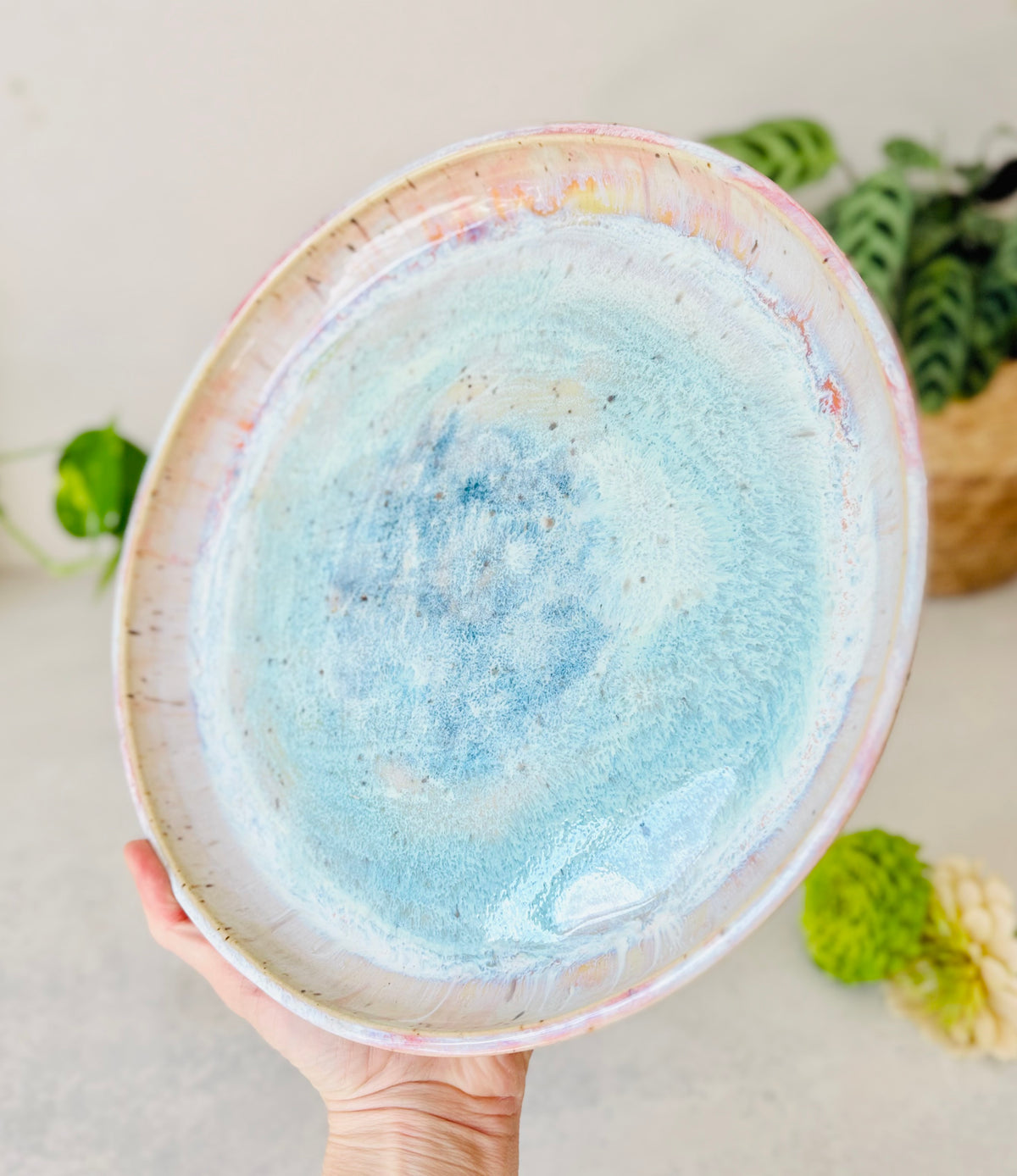 Pastel Rainbow Gloss Plate (Xtra)