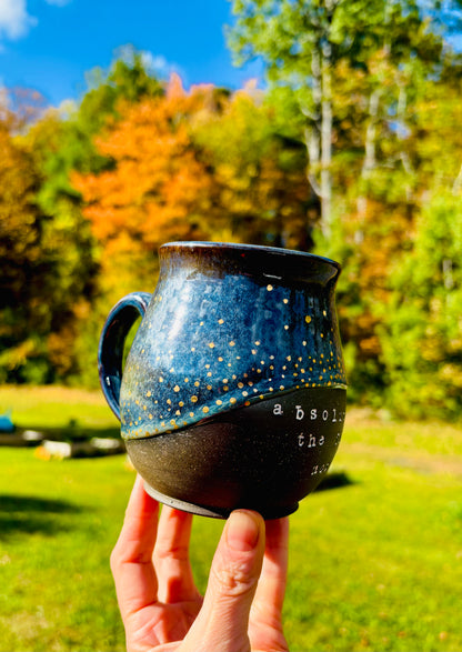 22k Gold Stars Absolutely the Fuck Not Mug in Prism Green (14 fl oz)