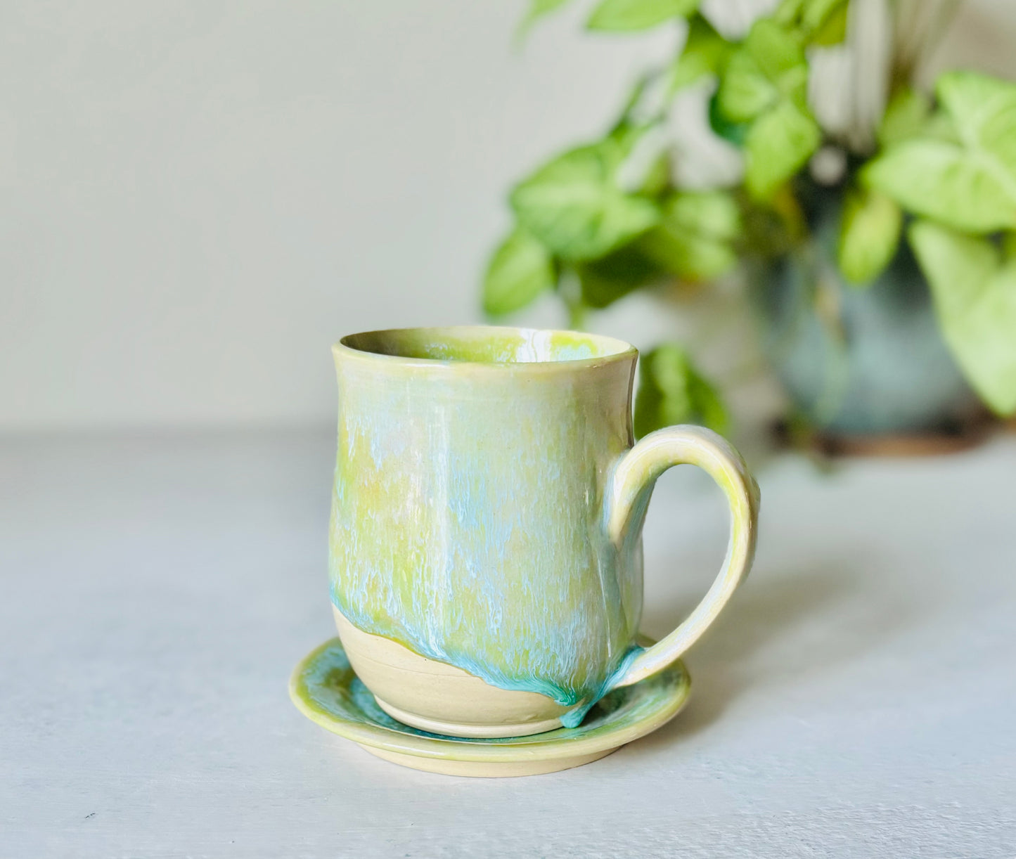 Pastel Spring TWAT Mug and Saucer Set