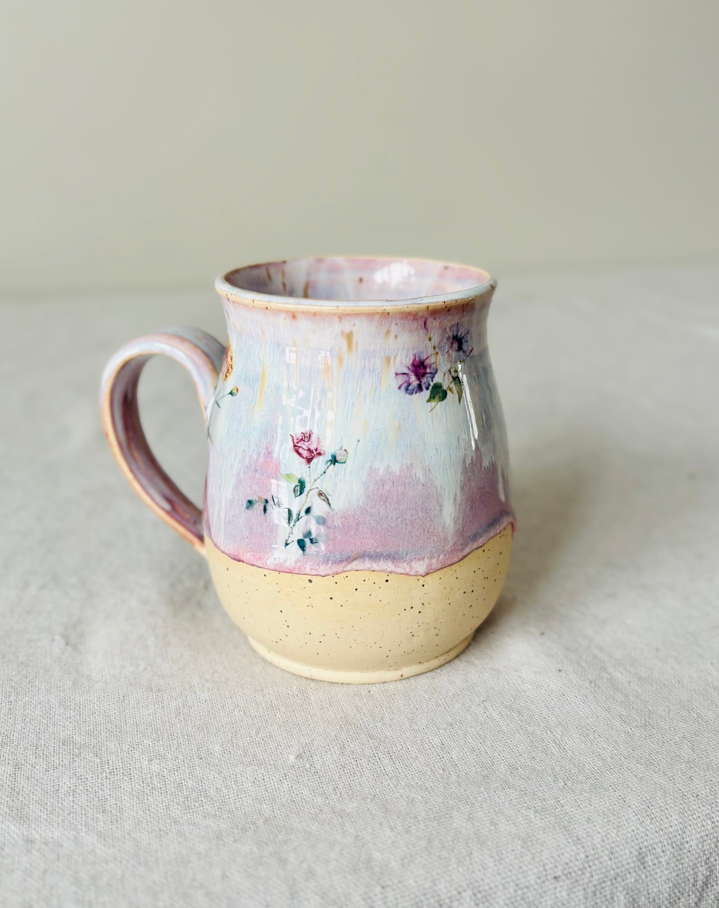 Early Blooms Mug in Pink Cloud