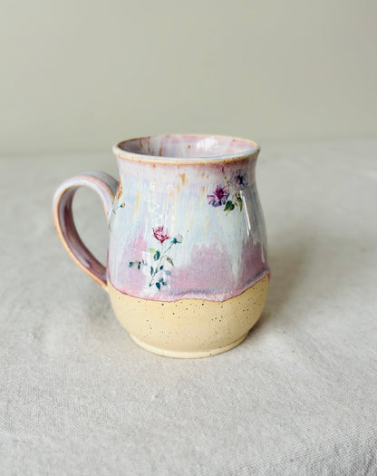 Early Blooms Mug in Pink Cloud