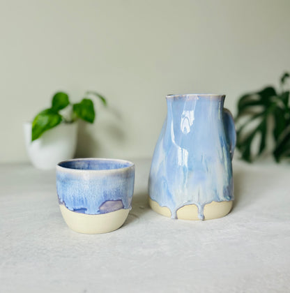 4 Cup Pastel Periwinkle Pitcher