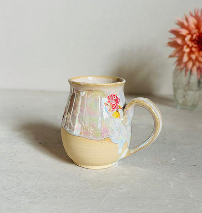 Iridescent Floral Mug #3 (second)