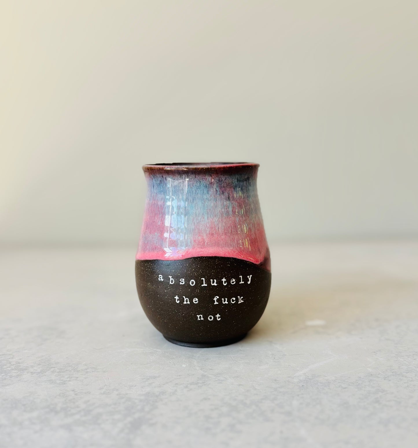 “Absolutely the Fuck Not” Mug in Summer Sunrise