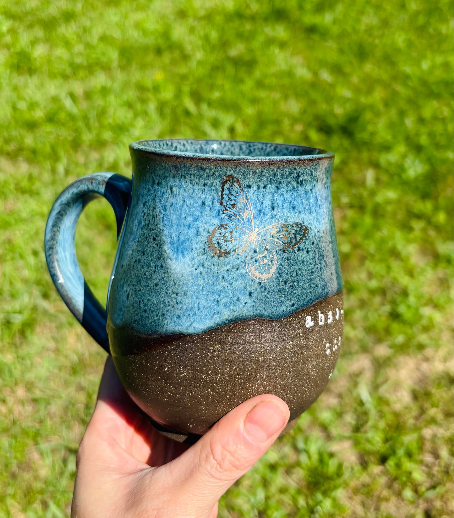 Absolutely the Fuck Not 22k Gold Butterfly Mug
