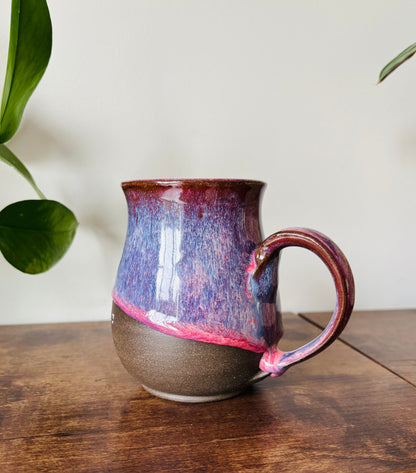 Pre-Order: Absolutely the Fuck Not Mug Summer Berry Glaze on Black Clay (10-12 weeks)