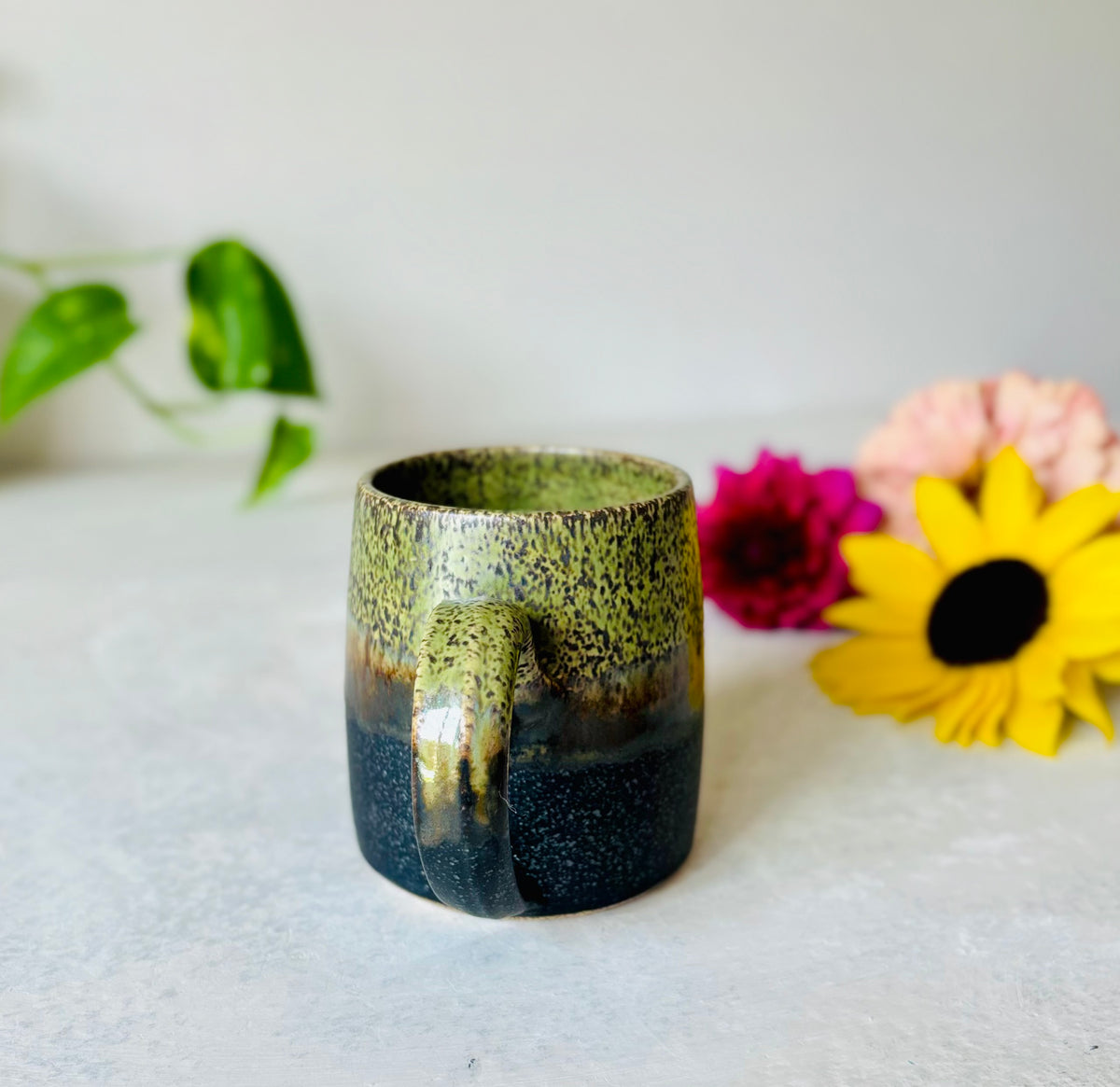Chrome Green & Copper Mug