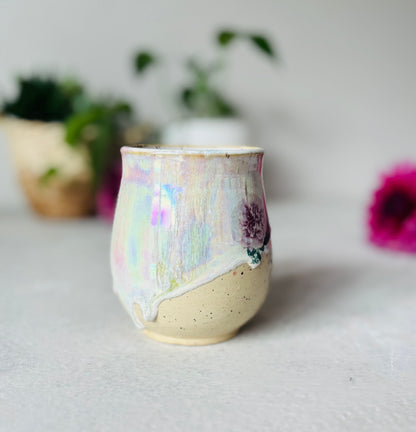 Iridescent Floral What the Fuck Mug