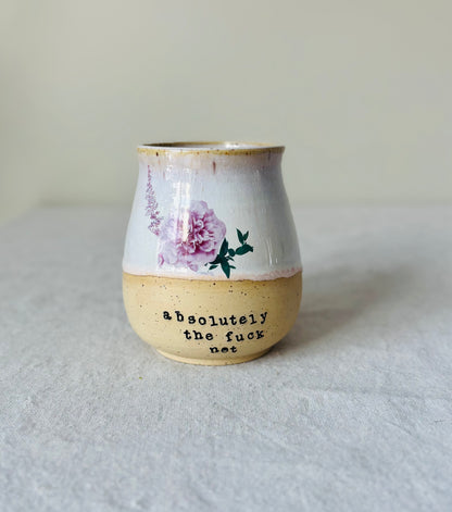 Floral Absolutely the Fuck Not Mug (16 fl oz)
