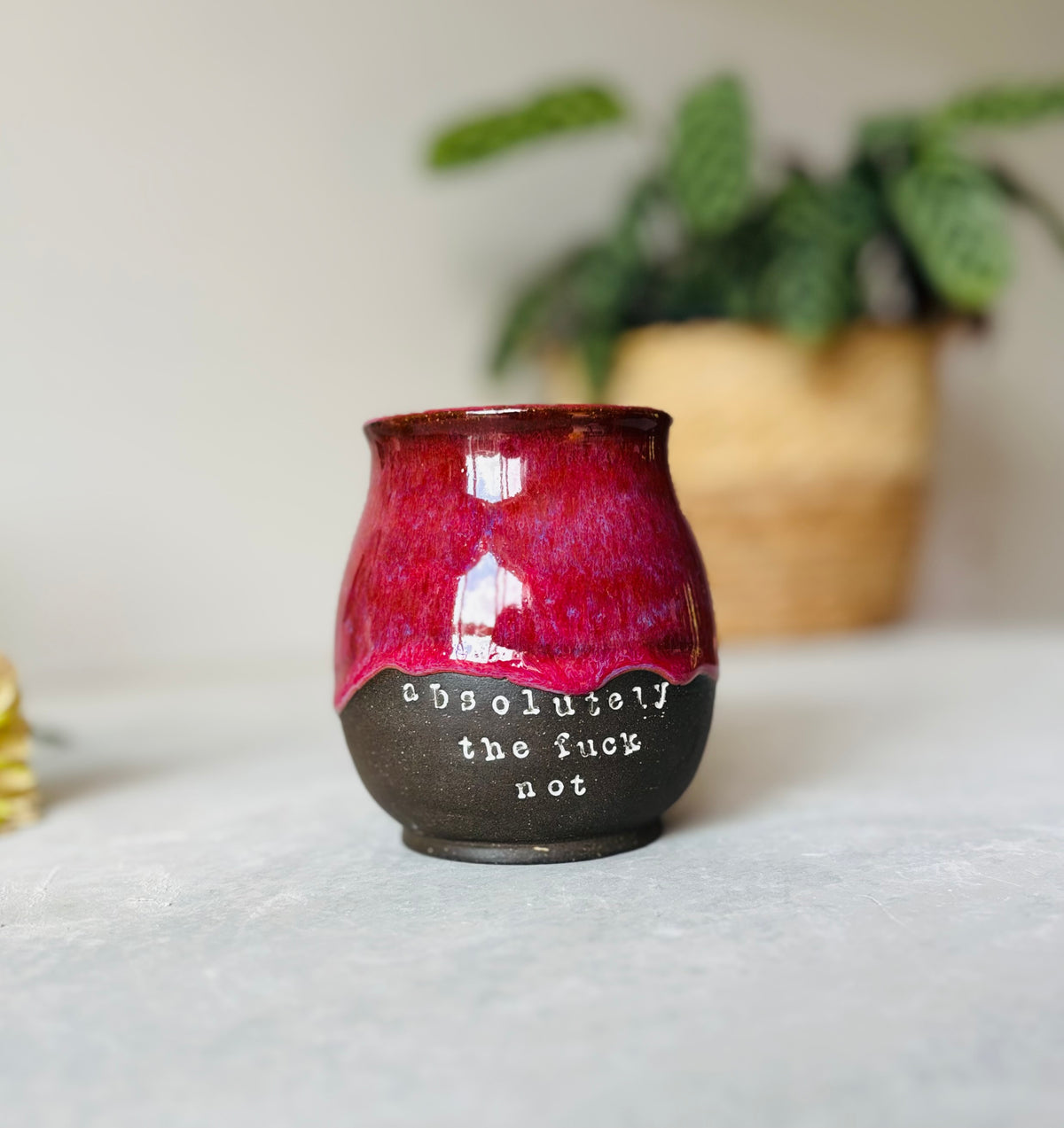 Hot Cherry Absolutely the Fuck Not Mug (Second)