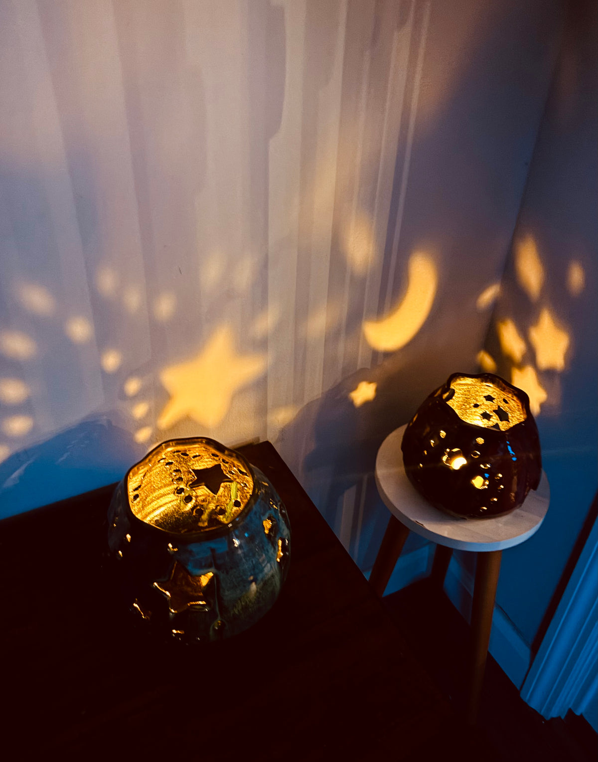 Harvest Nights Lantern in Emerald