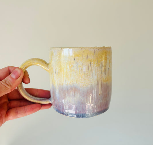 Lavender Daffodil Dip Mug 2