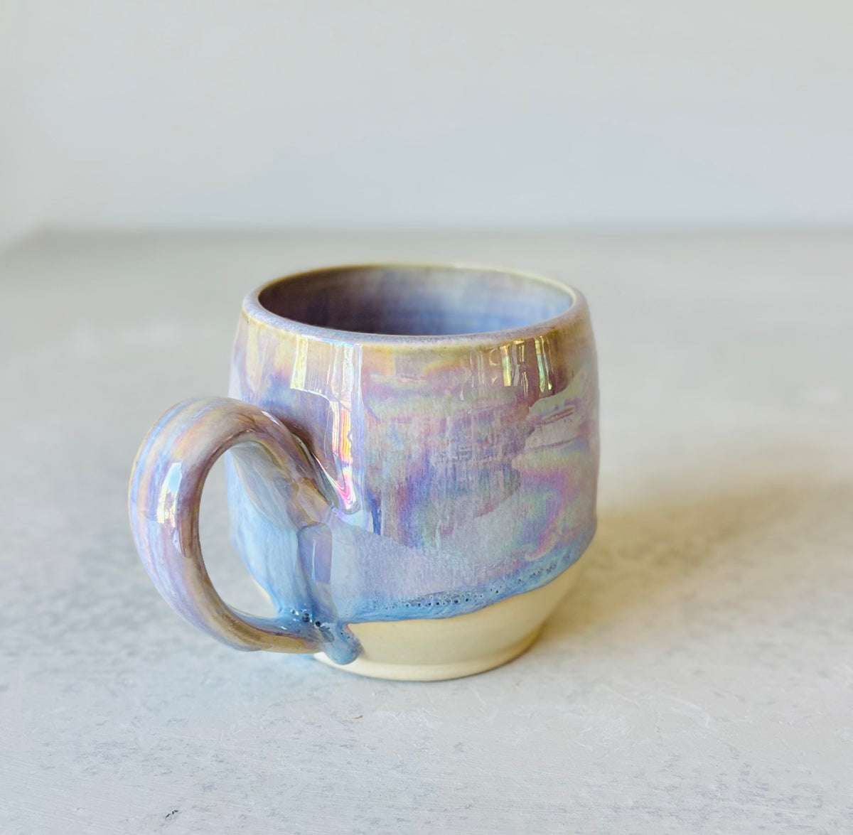 Iridescent Cotton Candy Mug