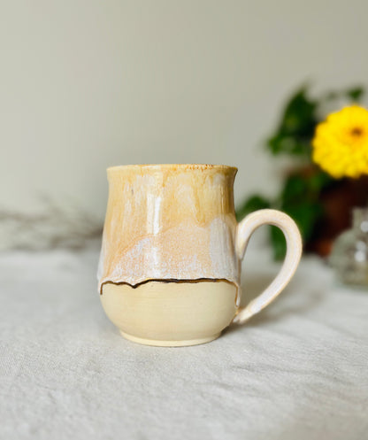 22k Gold Lined Honey & Cream Mug #2 (14 fl oz)