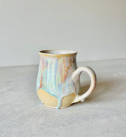 Iridescent Pastel Rainbow Drip Mug (second)