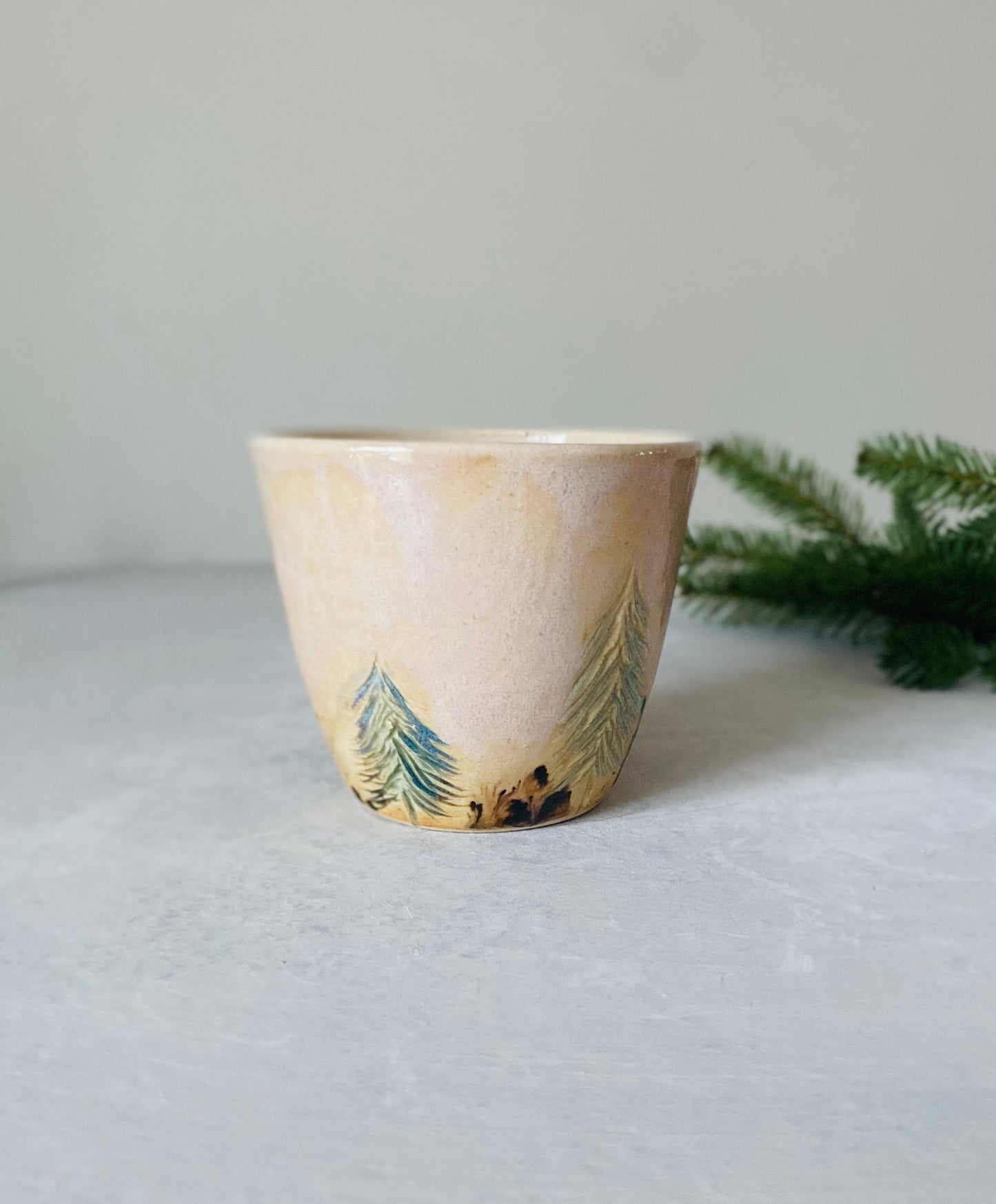 14 oz Evergreen Tree Mug 3