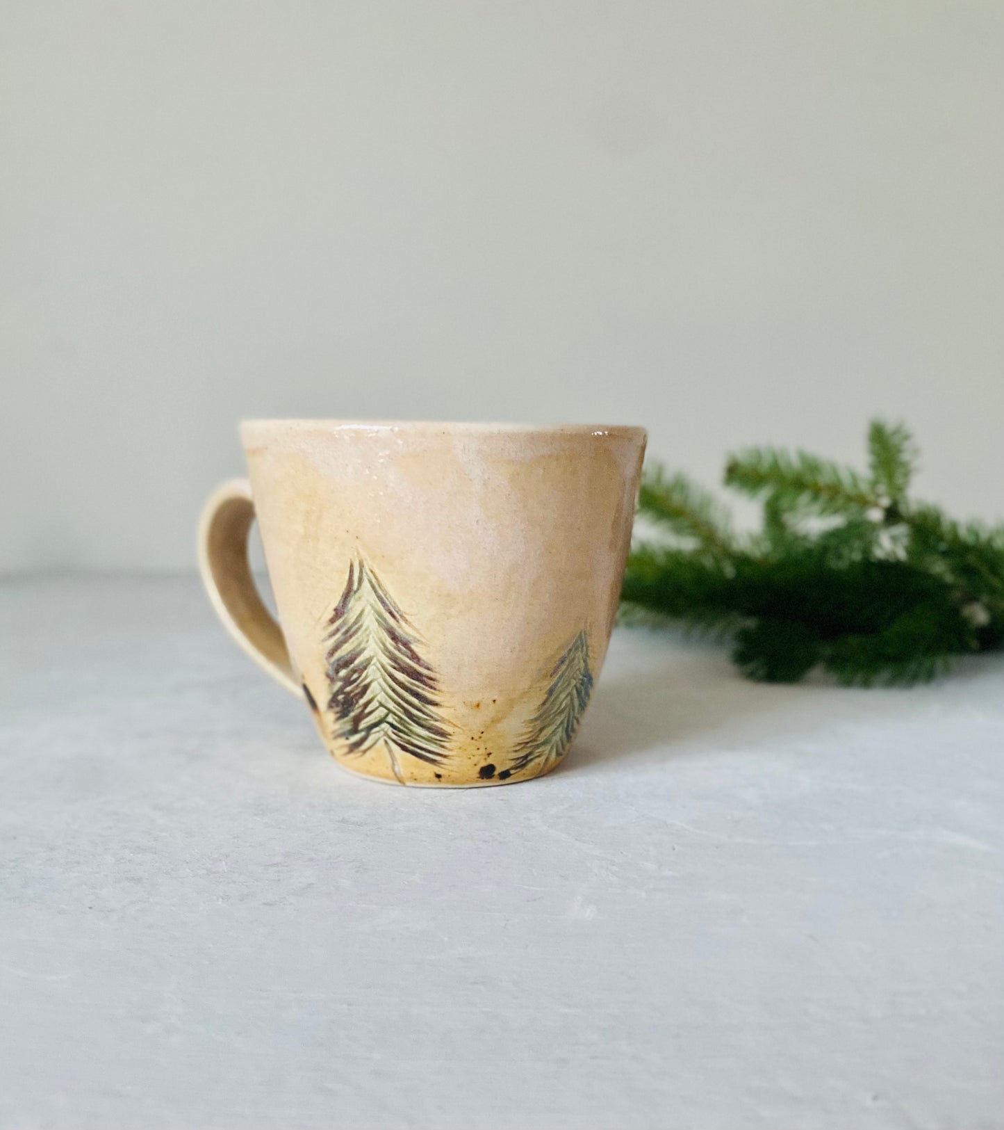 14 oz Evergreen Tree Mug 3