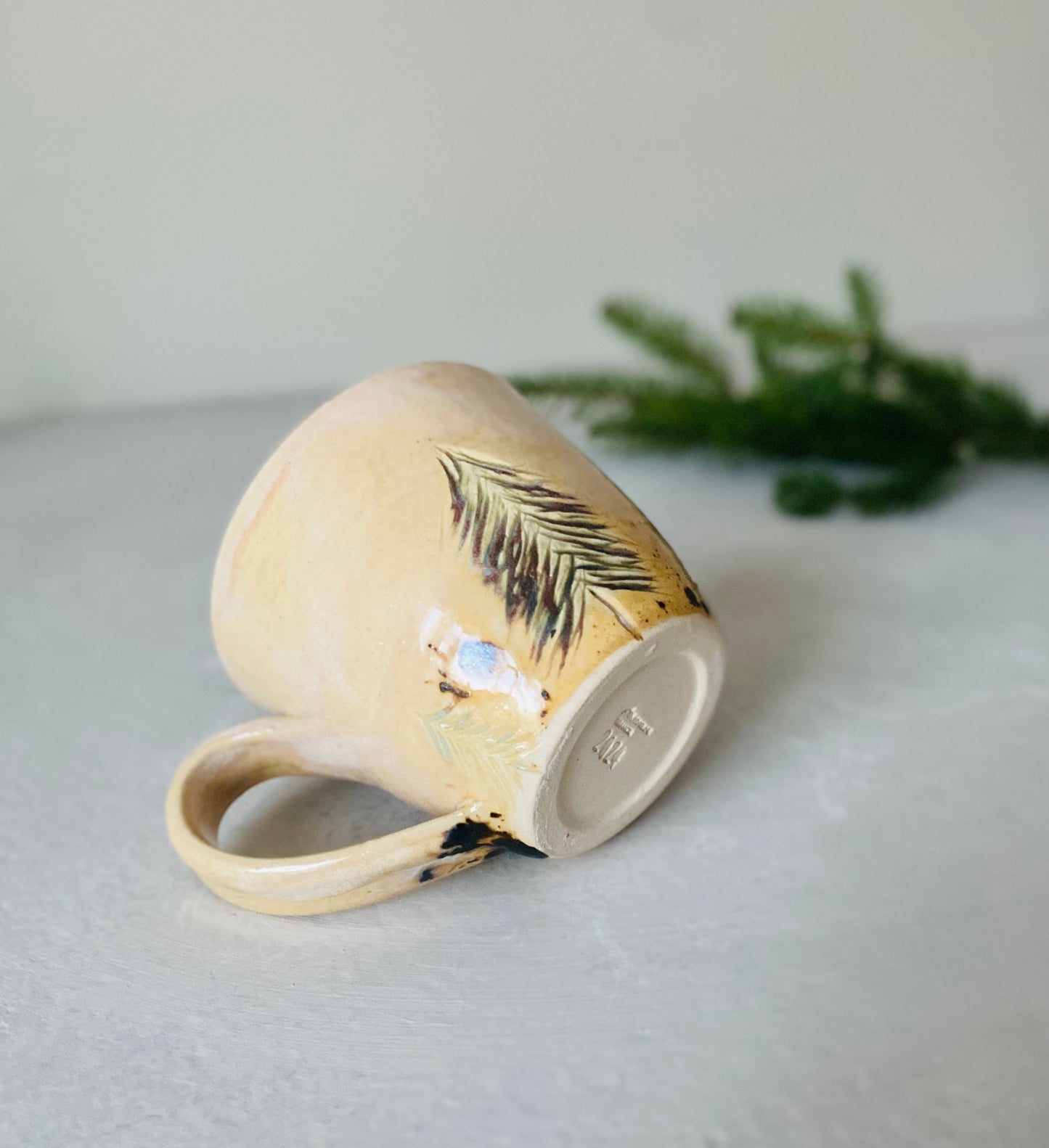 14 oz Evergreen Tree Mug 3