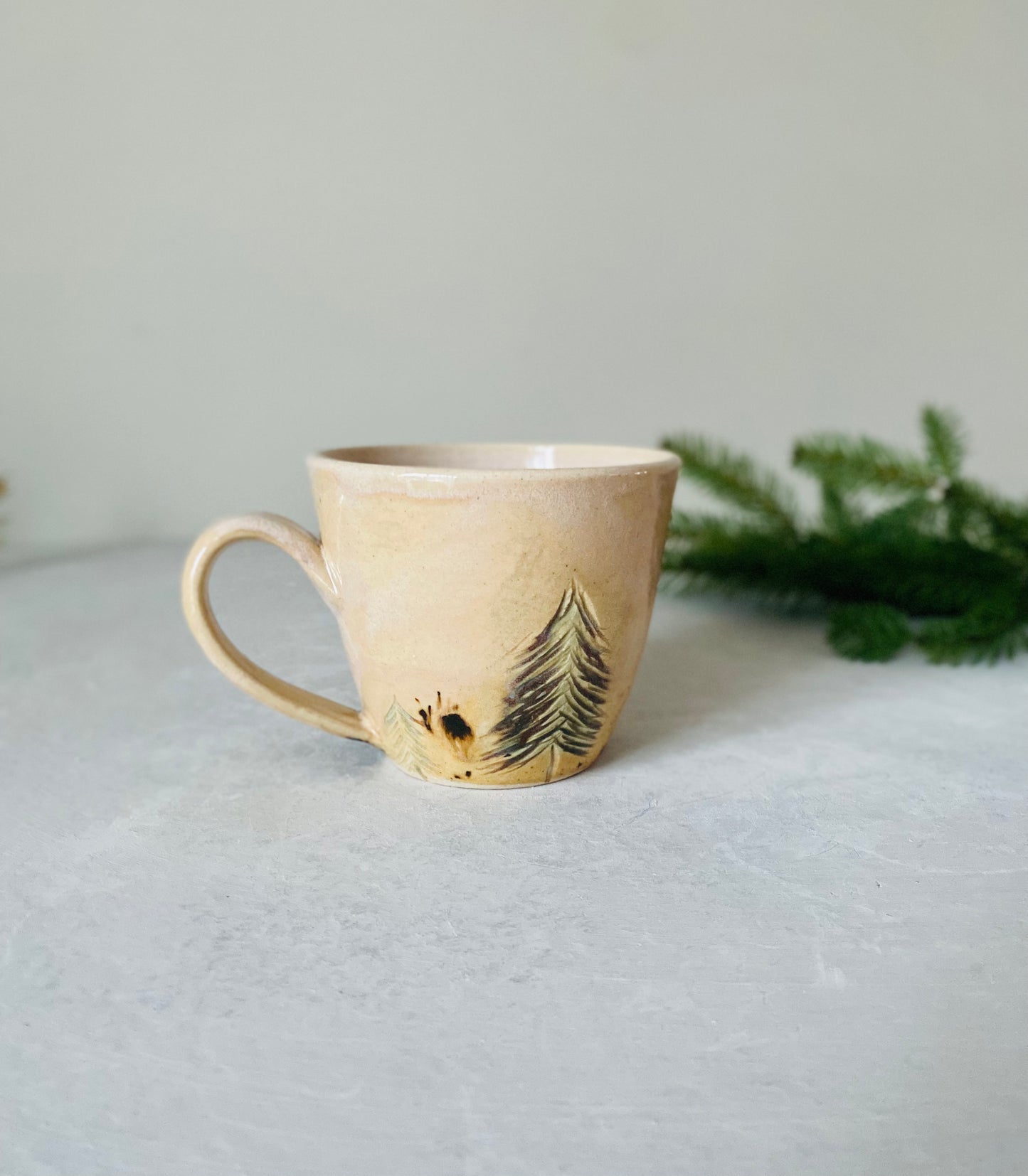 14 oz Evergreen Tree Mug 3