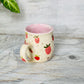 14-16 oz Made to Order Hand Painted Strawberry Mug 4-6 Weeks