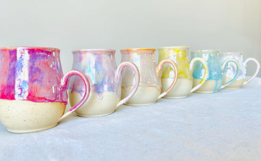 Pre-Order: Iridescent Rainbow Mug Collection (6 Mugs, 12-14 weeks)